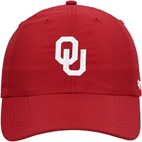 Men's '47 Crimson Oklahoma Sooners brrr° Clean Up Adjustable Hat