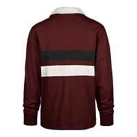 Polo de rugby à manches longues '47 Crimson Oklahoma Sooners Clubhouse Knox Thames pour hommes