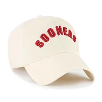 Men's '47 Natural Oklahoma Sooners Vault Clean Up Adjustable Hat