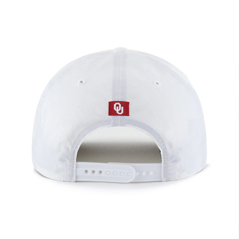 Casquette ajustable Condor Hitch brrr° blanche des Sooners de l'Oklahoma pour homme, modèle 1947