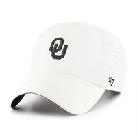 Men's '47 White Oklahoma Sooners Forward Vent MVP Adjustable Hat