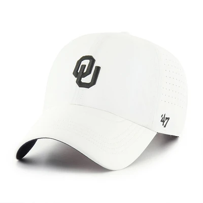 Men's '47 White Oklahoma Sooners Forward Vent MVP Adjustable Hat