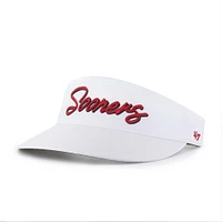 Men's '47 White Oklahoma Sooners Melbourne brrr° Adjustable Visor