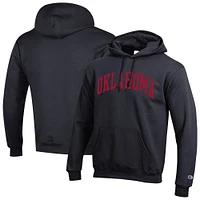 Men's Champion  Black Oklahoma Sooners Basic Arch Fleece Pullover Hoodie