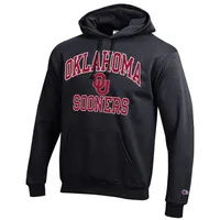 Sweat à capuche noir Champion Oklahoma Sooners High Motor pour homme