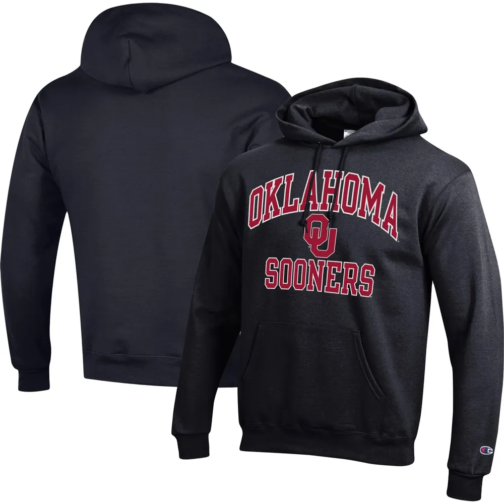 Men's Champion Black Oklahoma Sooners High Motor Pullover Hoodie