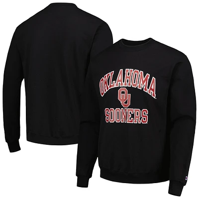 Sweat à capuche noir Champion Oklahoma Sooners High Motor pour homme