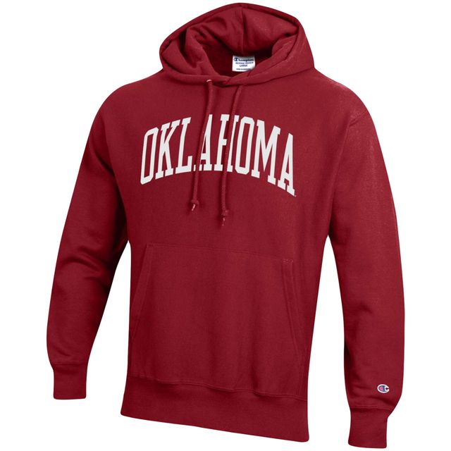 Champion Crimson Oklahoma Sooners Big & Tall Reverse Weave Fleece Sweat à capuche pour homme