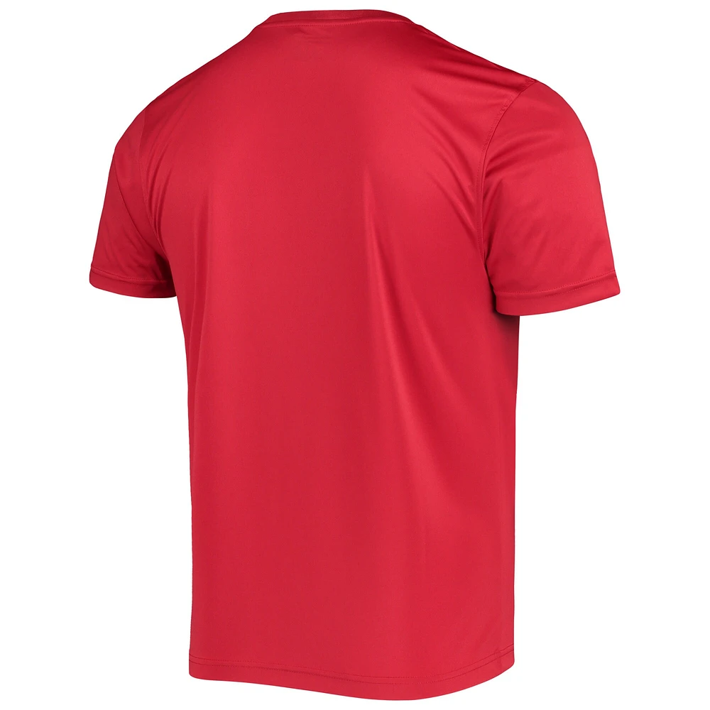 Men's Champion Crimson Oklahoma Sooners Stack T-Shirt