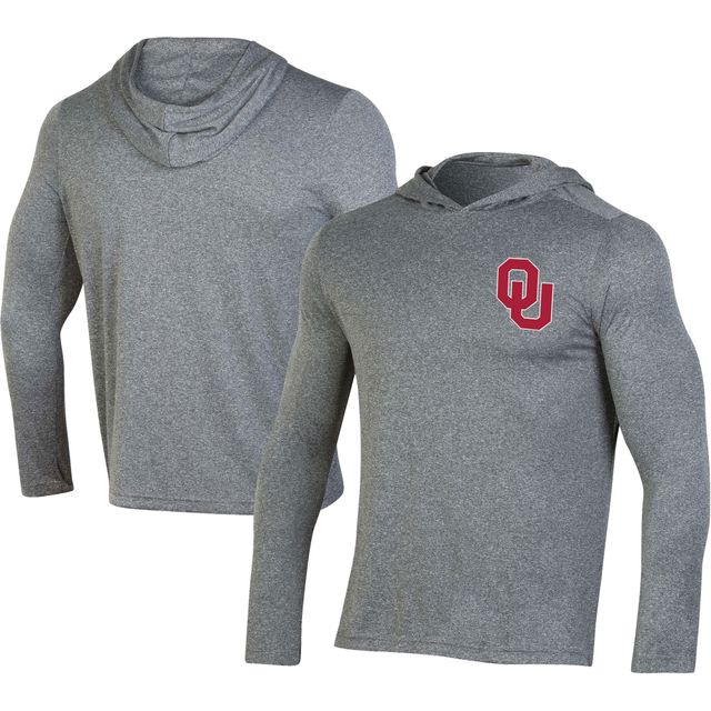 T-shirt à manches longues Champion Oklahoma Sooners Hoodie gris pour homme