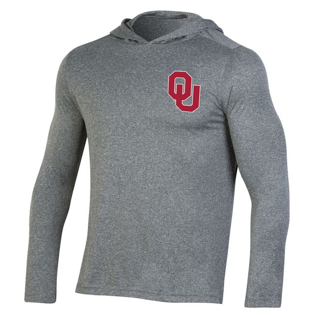 T-shirt à manches longues Champion Oklahoma Sooners Hoodie gris pour homme