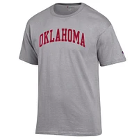 Men's Champion  Heather Gray Oklahoma Sooners Basic Arch T-Shirt