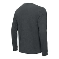 Men's Charcoal Oklahoma Sooners Legacy Cotton Long Sleeve T-Shirt