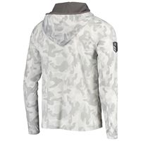 Men's Colosseum Arctic Camo Oklahoma Sooners OHT Military Appreciation Long Sleeve Hoodie Top