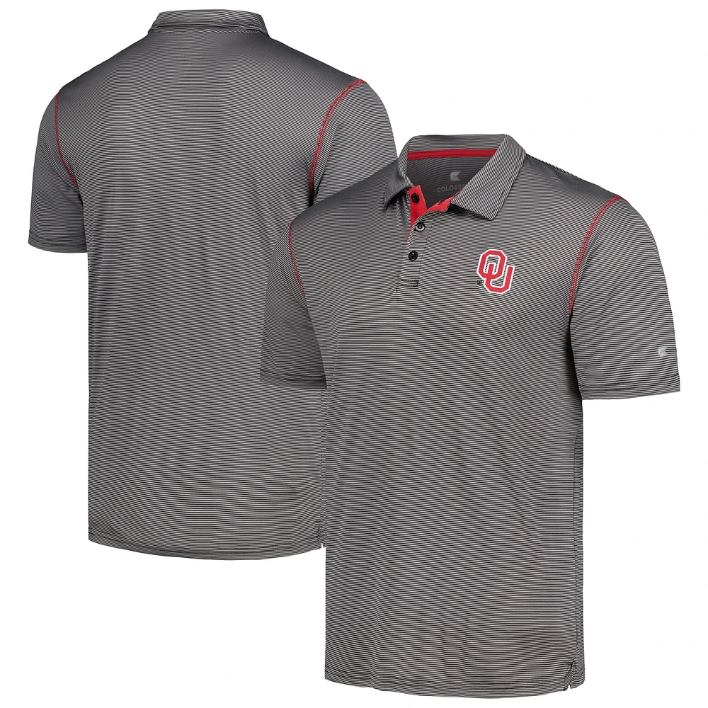 Polo Colosseum Oklahoma Sooners Cameron noir pour homme