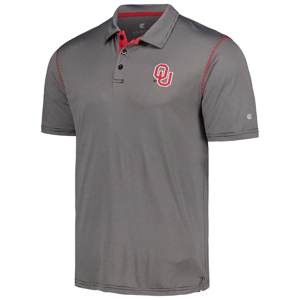 Polo Colosseum Oklahoma Sooners Cameron noir pour homme