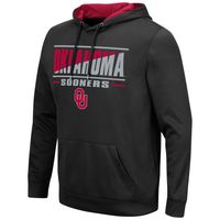 Men's Colosseum Oklahoma Sooners Slash Stack 2.0 Pullover Hoodie