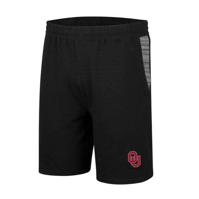 Colosseum Black Oklahoma Sooners Wild Party Tri-Blend Short Homme