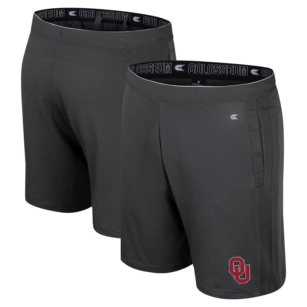 Men's Colosseum Charcoal Oklahoma Sooners Forget Shorts