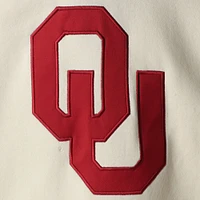 Men's Colosseum Cream Oklahoma Sooners 2.0 Lace-Up Pullover Hoodie