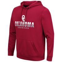 Men's Colosseum Crimson Oklahoma Sooners Lantern Pullover Hoodie