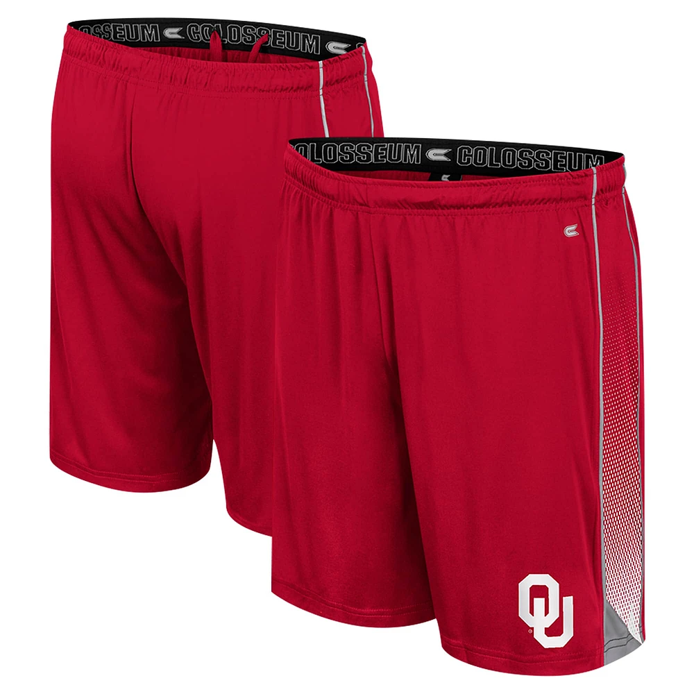 Short en ligne Colosseum Crimson Oklahoma Sooners pour hommes