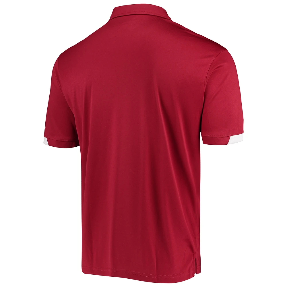 Men's Colosseum Crimson Oklahoma Sooners Santry Lightweight Polo