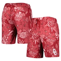 Men's Colosseum Crimson Oklahoma Sooners The Dude Swim Shorts