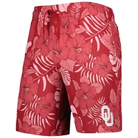 Men's Colosseum Crimson Oklahoma Sooners The Dude Swim Shorts