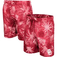 Men's Colosseum Crimson Oklahoma Sooners What Else is New Swim Shorts