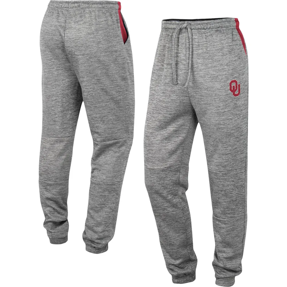 Pantalon de survêtement pour homme Colosseum Grey Oklahoma Sooners Worlds to Conquer