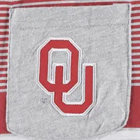 Polo à poche Colosseum gris chiné Oklahoma Sooners Golfer pour homme