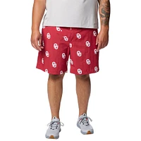 Men's Columbia Crimson Oklahoma Sooners Big & Tall Backcast Shorts