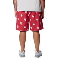 Men's Columbia Crimson Oklahoma Sooners Big & Tall Backcast Shorts