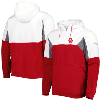 Sweat à capuche Columbia Crimson Oklahoma Sooners Lodge pour homme