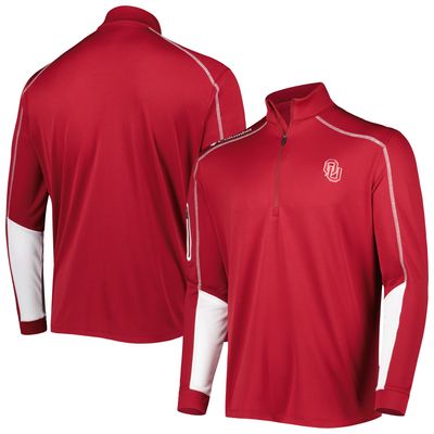 Men's Columbia Crimson Oklahoma Sooners Shotgun 2.0 Omni-Wick Quarter-Zip Jacket