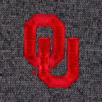 Men's Columbia Gray Oklahoma Sooners Canyon Point Raglan Half-Zip Top