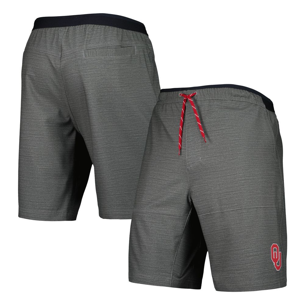 Men's Columbia Gray Oklahoma Sooners Twisted Creek Omni-Shield Shorts