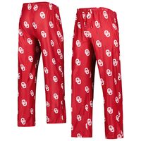 Men's Concepts Sport Crimson Oklahoma Sooners Logo Flagship Allover Print Pants