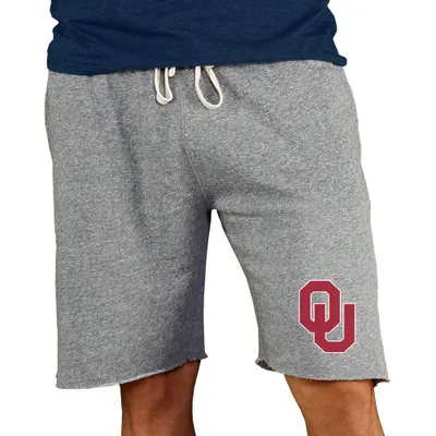 Oklahoma Sooners Concepts Sport Mainstream Terry Shorts - Gray