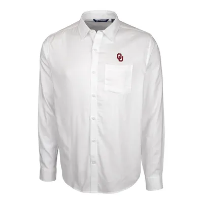 Texas Longhorns Columbia Tamiami Omni-Shade Button-Down Shirt - White