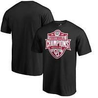 Men's Fanatics Black Oklahoma Sooners 2018 Big 12 Football Champions T-Shirt