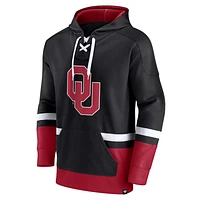 Men's Fanatics Black Oklahoma Sooners First Battle Pullover Hoodie