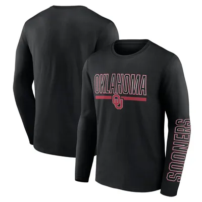 Oklahoma Sooners Fanatics Branded Modern Two-Hit Long Sleeve T-Shirt