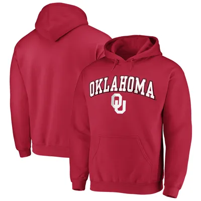 Fanatics Branded Oklahoma Sooners Campus Pullover Hoodie - Crimson