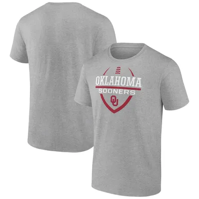 Oklahoma Sooners Fanatics Branded Football Fan T-Shirt - Heather Gray