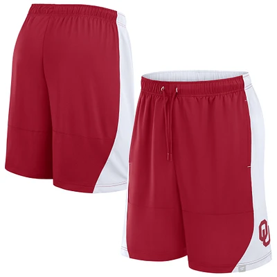 Short Force Unleashed pour homme Fanatics Crimson/White Oklahoma Sooners
