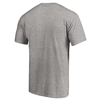 T-shirt de la première équipe sprint des Oklahoma Sooners Fanatics gris chiné pour hommes