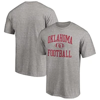 Men's Fanatics Heathered Gray Oklahoma Sooners First Sprint Team T-Shirt