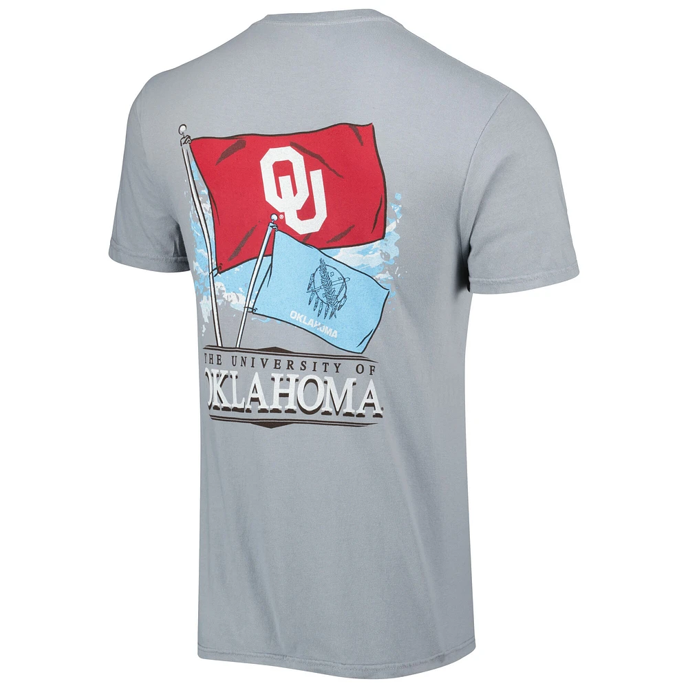 T-shirt Oklahoma Sooners Hyperlocal gris pour homme